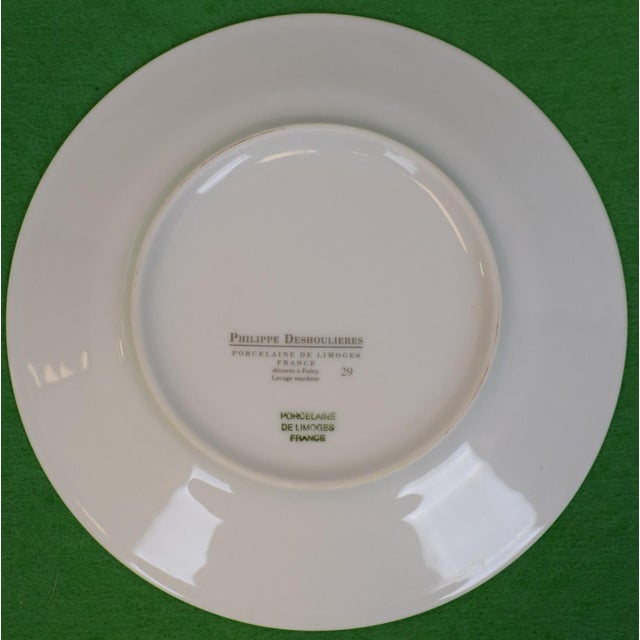 Set X 6 French Limoges 6"d Plates W/ Polo Match Scenes For Sale In New York - Image 6 of 9