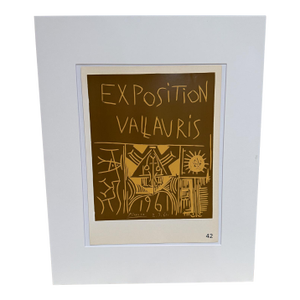 Pablo Picasso Exposition Vallauris Poster 1961