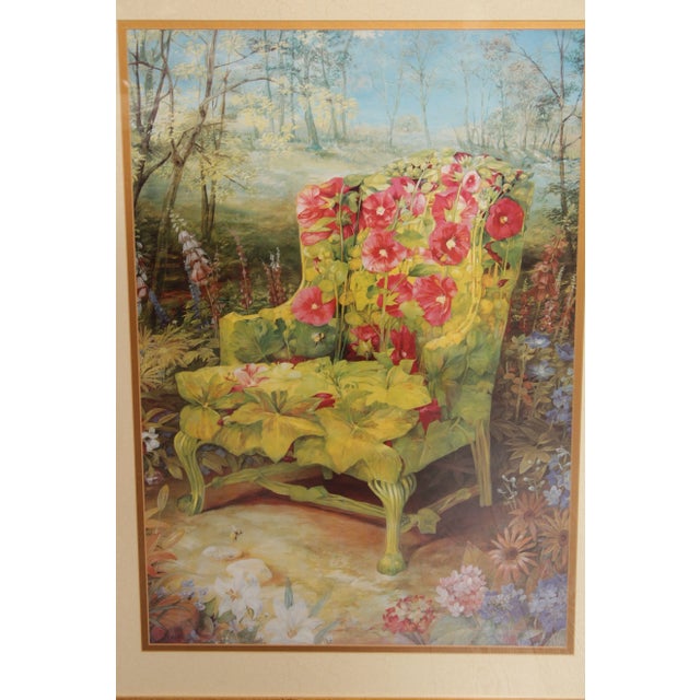 Early 21st Century 'Hollyhock' & 'Travertine Tulips' Art Prints by Timothy Martin - Set of 2 For Sale In Philadelphia - Image 6 of 13