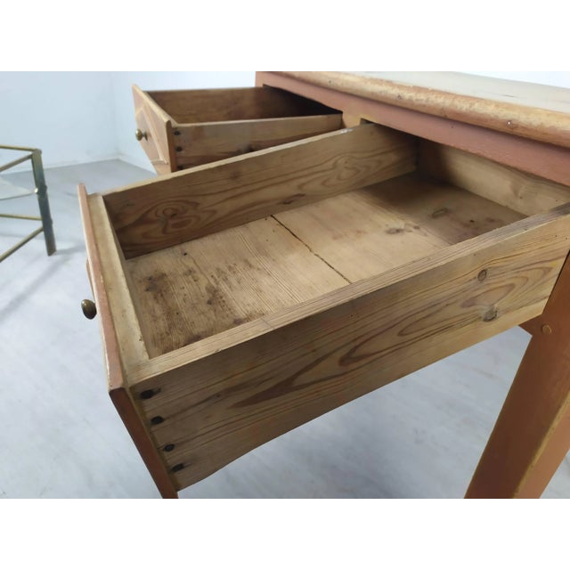 Lozenge Farmhouse Table For Sale - Image 12 of 18