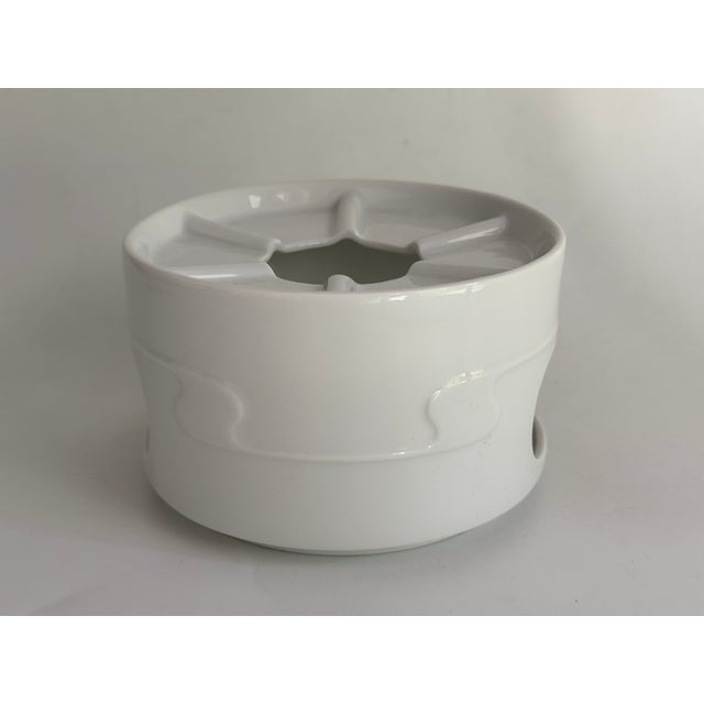 Warmer, 11 cm diameter Manufacturer: Rosenthal Series: Asimmetria Decoration: white Material: porcelain Condition: very...