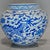 Blue Mid 20th Century Blue and White Porcelain Dragon Jar, Chinese Scrollwork Dragon Decorative Pot For Sale - Image 8 of 10