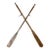Vintage Wooden Boat Oars Pair For Sale