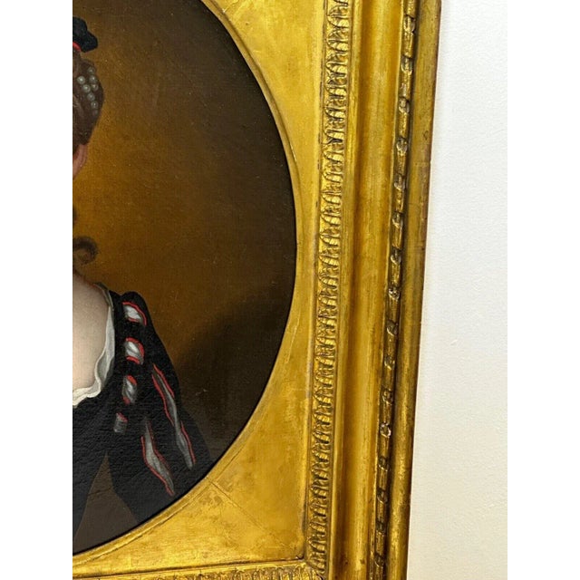 Portraiture 18th Century Oil Painting British Countess of Guilford Lady Lucy North Née Montagu – Circle of John Vanderbank For Sale - Image 3 of 17