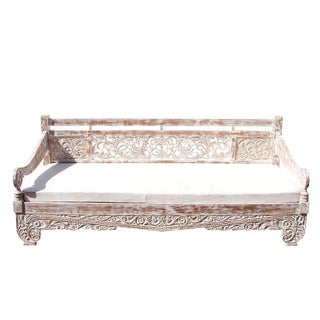 Hand Carved Day Bed For Sale