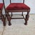 Antique English Oak Tudor Jacobean Dining Chairs 1930's Set of 4 For Sale - Image 14 of 18