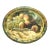 Authentic Antique Toleware Platter Serving Tray For Sale
