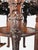 Companion Pair of Late Qing Dynasty–Early Republic Era Cantonese Carved Hardwood Marble-Top Stands For Sale - Image 14 of 14
