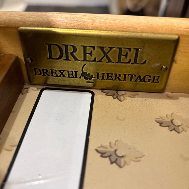 1990s Drexel Heritage Writing Desk For Sale - Image 12 of 12