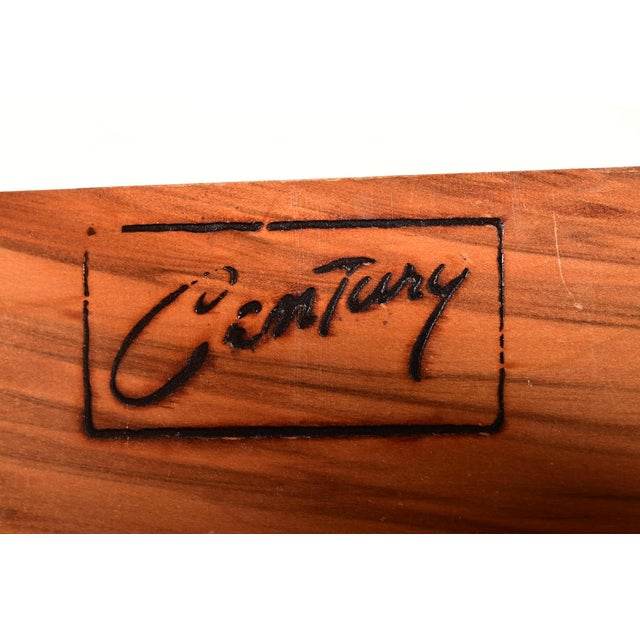 Brown Century Furniture Georgian Carved Flame Mahogany Serpentine Front Five-Drawer Highboy Dresser | Circa 1950s For Sale - Image 8 of 15