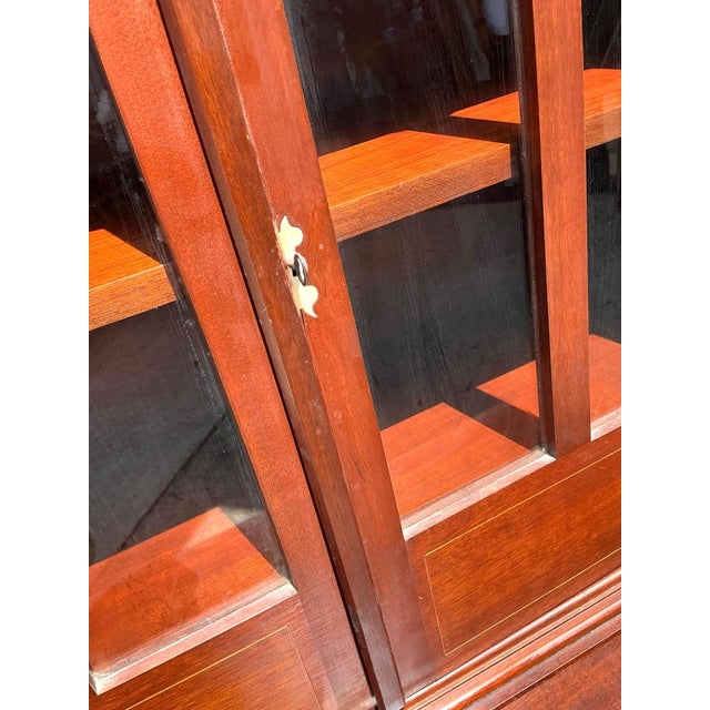 Vintage Marquetry Secretary Desk For Sale - Image 15 of 16