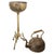 Monumental Moroccan Engraved Brass Tea Kettle on Stand For Sale - Image 16 of 17