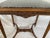 French Louis XVI Hand-Carved Oak Marble Top Console Table For Sale - Image 9 of 11