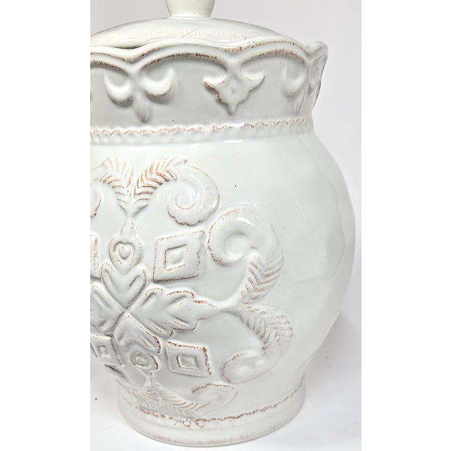 French Country Cookie Jar For Sale - Image 11 of 12