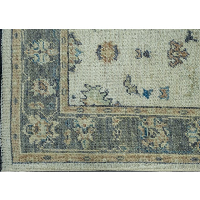 Turkish Oushak Runner Rug 2'9" x 16'3" #17722 For Sale - Image 4 of 8
