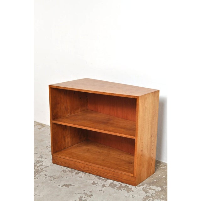 Wood Vintage Oak Corner Bookcase, 1950s For Sale - Image 7 of 8