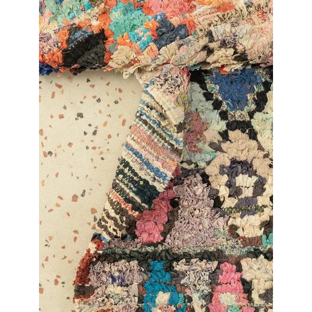 Vintage Boucherouite Berber Rug For Sale - Image 6 of 9