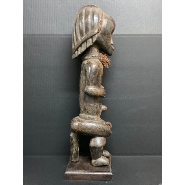 Mid 20th Century Large Fang Statue From Gabon African Tribal Art Sculpture For Sale - Image 5 of 11