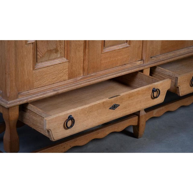 1970s Oak Sideboard by Henning Kjærnulf for Eg Møbler For Sale - Image 5 of 10