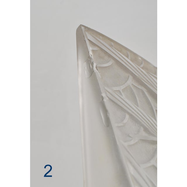 French Art Deco Wall Sconces by Pierre d'Avesn Lorrain Daum 1930 France #2 - A Pair For Sale - Image 16 of 18