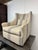 Transitional Cisco Brothers Lloyd Striped Arm Chair For Sale - Image 3 of 12
