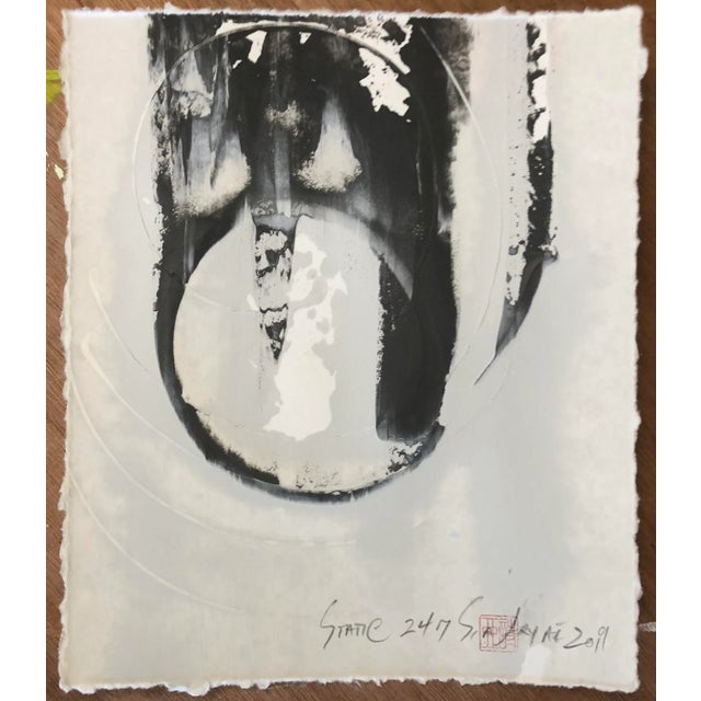 Static series is inspired by color and pattern found in nature. Each color stands alone in the painting, layering of pure...