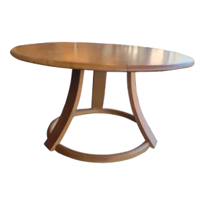 1940s Vintage Leo Jiranek for Heywood Wakefield Lazy Susan Coffee Table