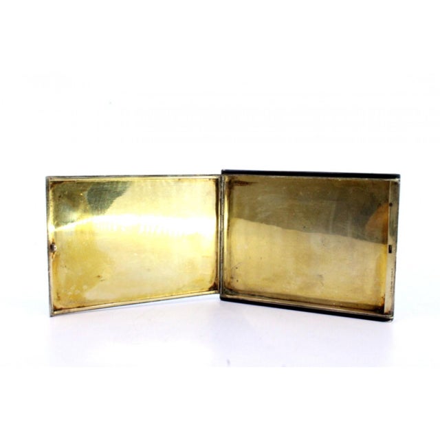 Silver Cigarette Case with Top Grooves For Sale - Image 6 of 9