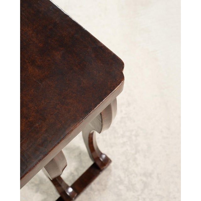 Brown John Dickinson for Randolph and Hein Attributed Console Table For Sale - Image 8 of 18