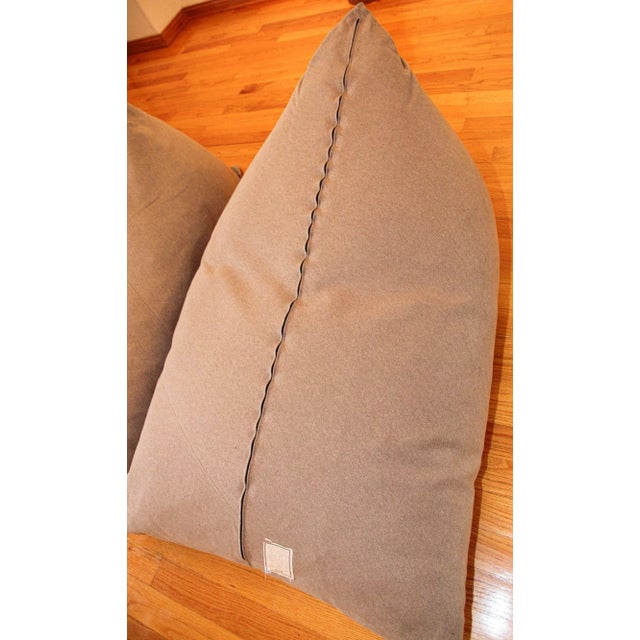 Ligne Roset Limited Edition Lounge Chairs Beanbags Arti Ecru Fabric For Sale - Image 10 of 13