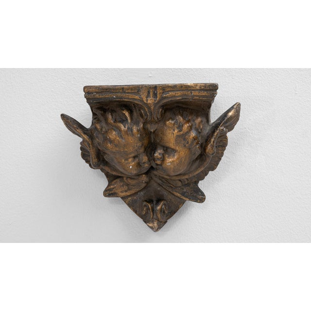 Early 20th Century 1900s French Plaster Pedestal Console For Sale - Image 5 of 18