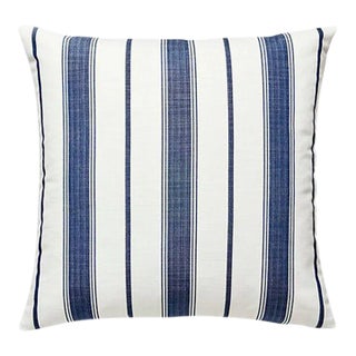 The House of Scalamandré Sconset Outdoor Pillow, Indigo For Sale