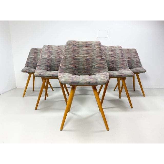 1950s Thonet Dining Chairs - Set of 6 For Sale - Image 9 of 10