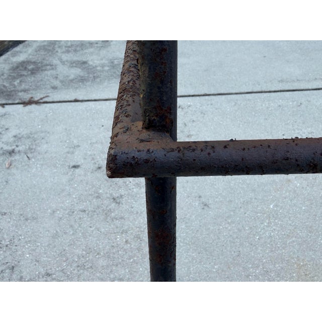 Late 20th Century Vintage Industrial Modern Console Table For Sale - Image 5 of 11