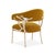 Mid-Century Modern Modern Chair in Gold Velvet For Sale - Image 3 of 6