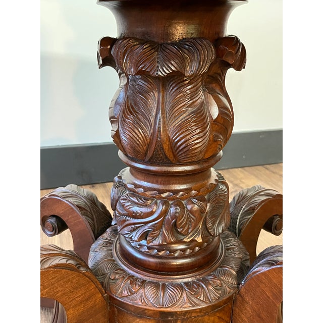 American Empire Swivel-Top Games Table For Sale In Portland, ME - Image 6 of 12