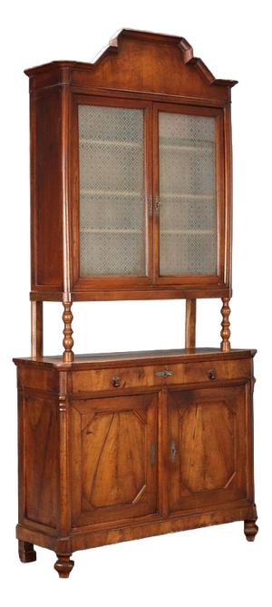Antique Cupboard Umbertino Walnut, Italy
