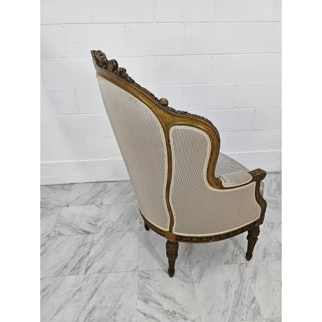 French Early 1900s French Antique Side Chair For Sale - Image 3 of 12