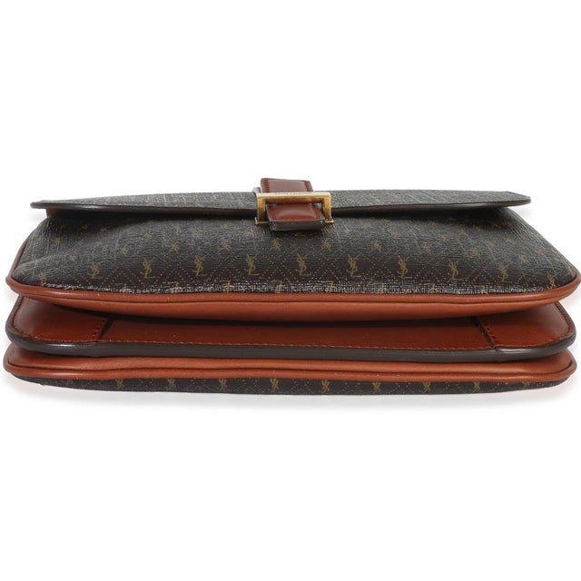 2020s Brown Canvas Le Monogramme Small Sac Besace Shoulder Bag For Sale - Image 5 of 9
