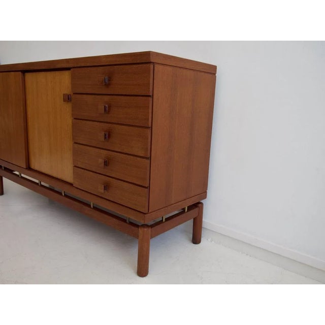 Teak & Brass Sideboard from La Permanente Mobili Cantù, 1960s For Sale - Image 12 of 14