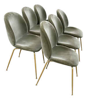 Vintage Chairs from Gubi, 2010s, Set of 6