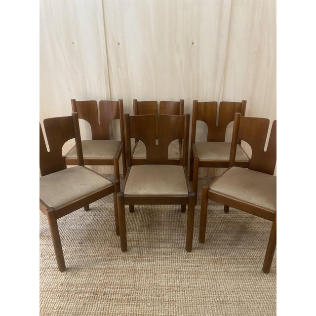 Vintage Italian Chairs from Mobil Girgi, 1960s, Set of 6 For Sale - Image 11 of 13