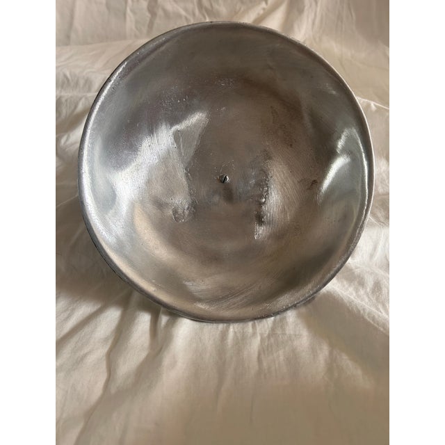 Metal Vintage Hacienda Real Pewter Serving Tray and Cloche For Sale - Image 7 of 8
