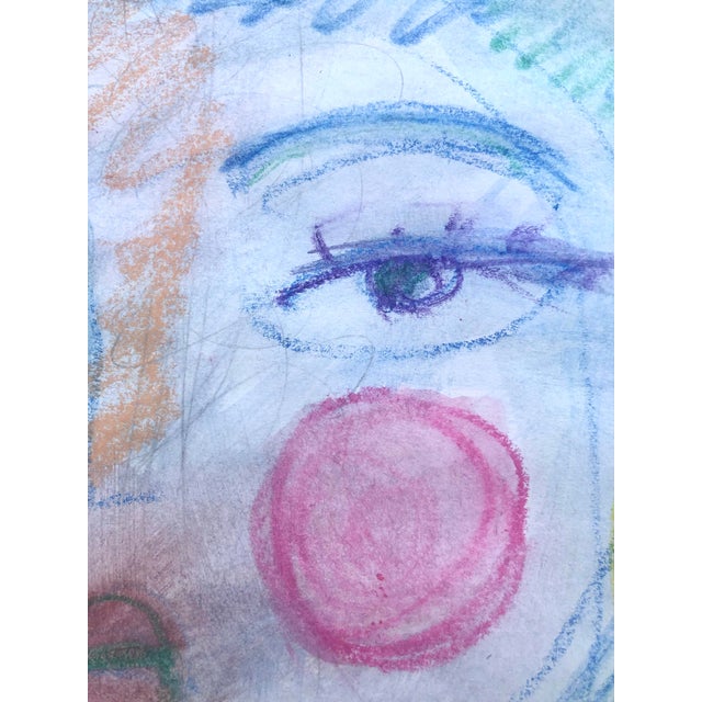 Contemporary Contemporary Figurative Painting on Paper by CL Auker For Sale - Image 3 of 5