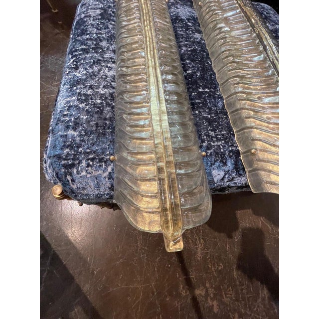 Italian Murano Glass Leaf Form Sconces - A Pair For Sale In Dallas - Image 6 of 8