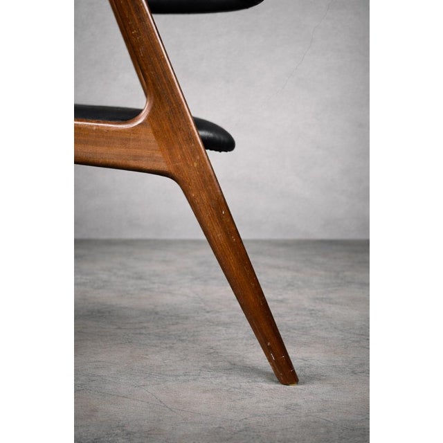 Mid-Century Danish Modern Fire Office Chair in Teak, 1960s For Sale - Image 12 of 18