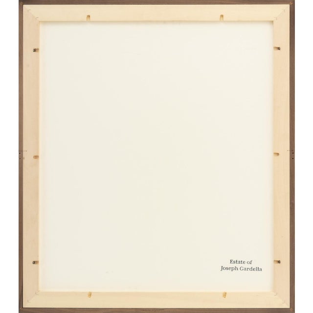 Paper Joseph Lawrence Gardella Geometric Mixed Media For Sale - Image 7 of 8