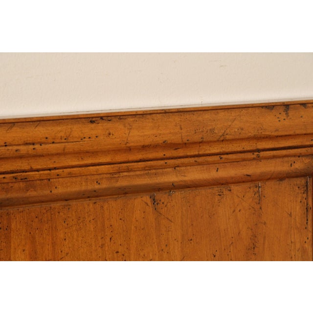 Wood French Country Style Twin Size Paneled Headboard For Sale - Image 7 of 12