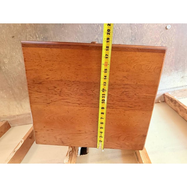 Late 20th Century Pair of Contemporary Style Solid Wood 1 Drawer Nightstands For Sale - Image 14 of 15