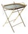 French Hollywood Regency Brass Tray Table, 1970s For Sale